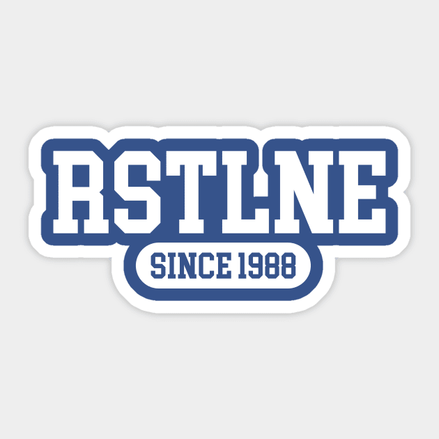 RSTLNE - Since 1989 Sticker by pacdude